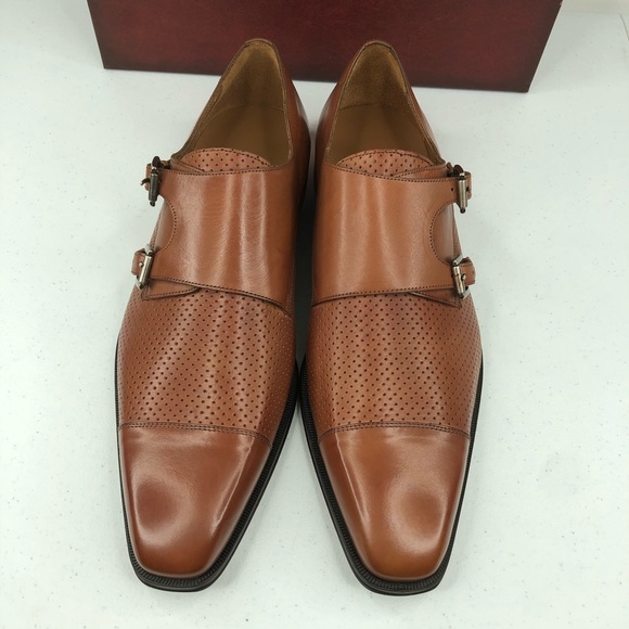 Mezlan Rocky Double Monk Strap Loafers Leather - Picture 5 of 9